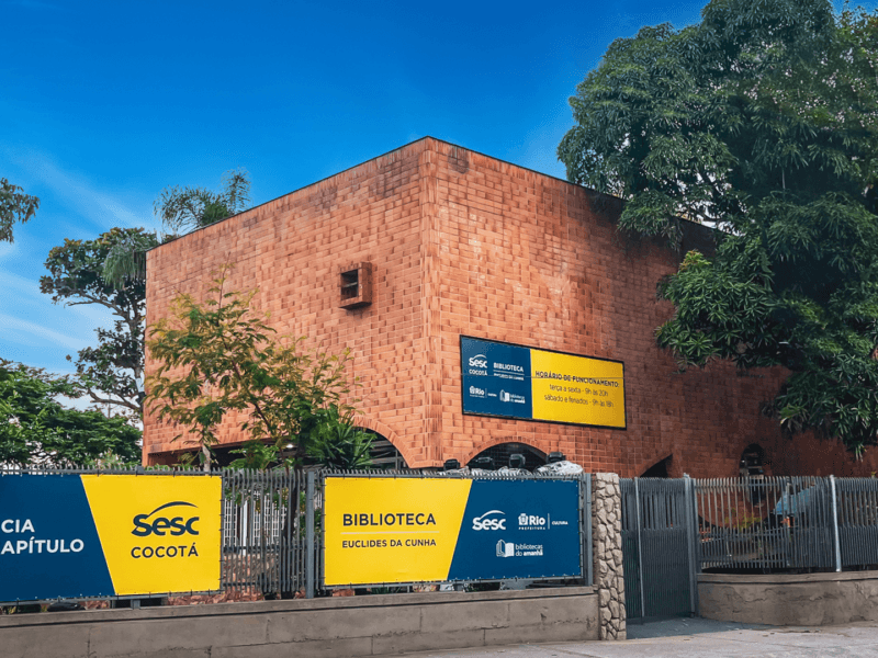 Sesc Cocotá – Biblioteca Euclides da Cunha celebra dois anos com programação cultural gratuita